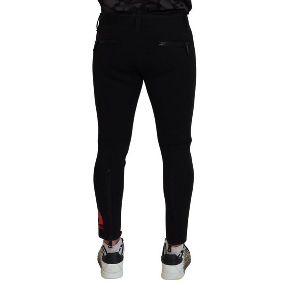 Dsquared² Back Polyamide Slim Fit Logo Print Men's Pants (Pre-Owned) - Picture 3 of 4